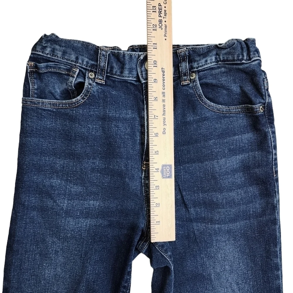 Old Navy Girls Straight Leg Flex Jeans Medium Wash Blue - 16